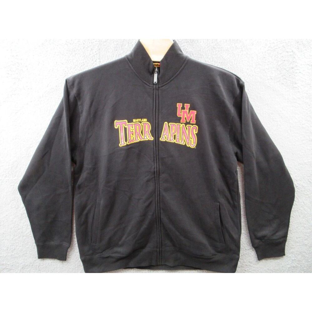 NWOT Original Retro Brand 1985 MARYLAND TERRAPINS Men's XL Full Zip Sweatshirt